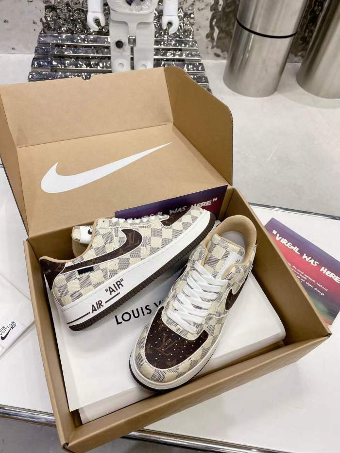 from Arrenfashion Men Women L*ouis V*uitton x NIKE Air force1 22ss
