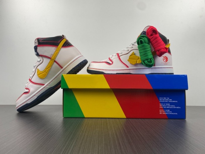  from Arrenfashion Gundam x Nike SB Dunk High DH7717-100