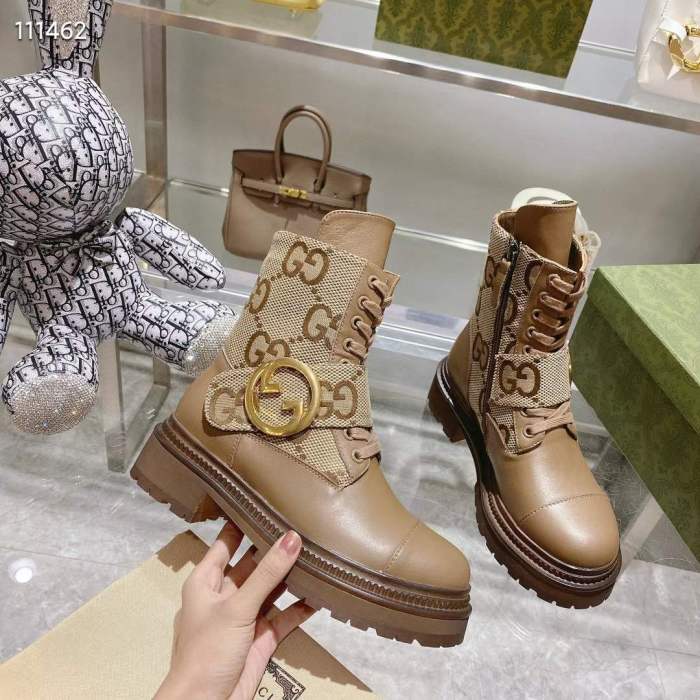 Women G*ucci Top Boots （Arrenfashion）