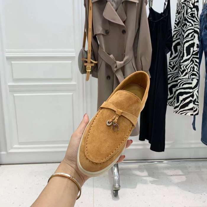 Men Women L*oro P*iana Top Loafer （Arrenfashion）
