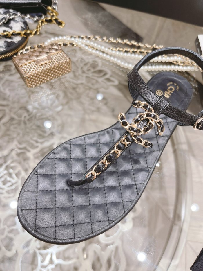 Arrenfashion Women C*hanel Top Sandals
