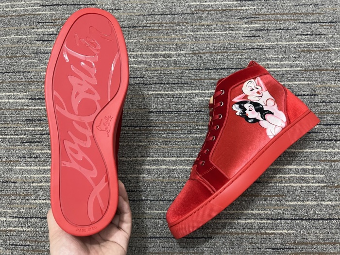  Arrenfashion Men Women C*hristian L*ouboutin Top Sneaker