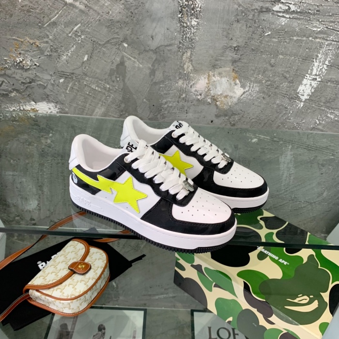  arrenfashion Men Women B*ape Top Sneaker