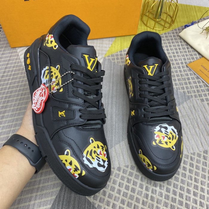  Arrenfashion Men Women L*ouis V*uitton Top Sneakers