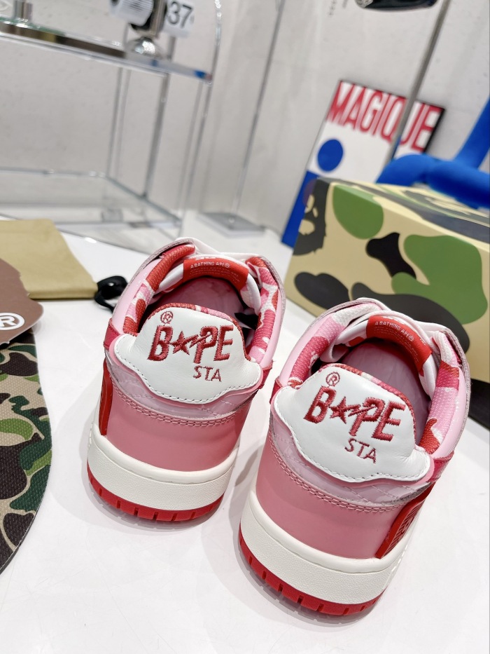 Men Women B*ape sta to low Top Sneaker ( arrenfashion)