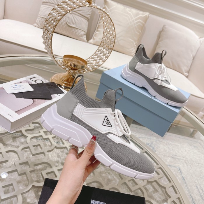  Arrenfashion Men Women P*rada Top Sneaker