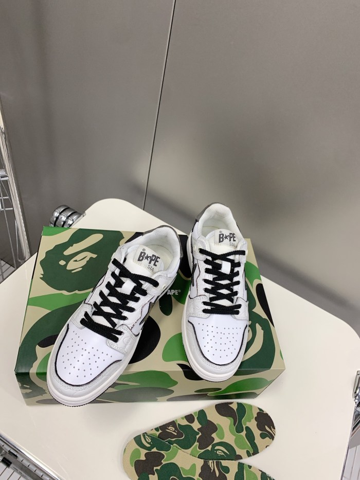  arrenfashion Men Women B*ape Top Sneaker