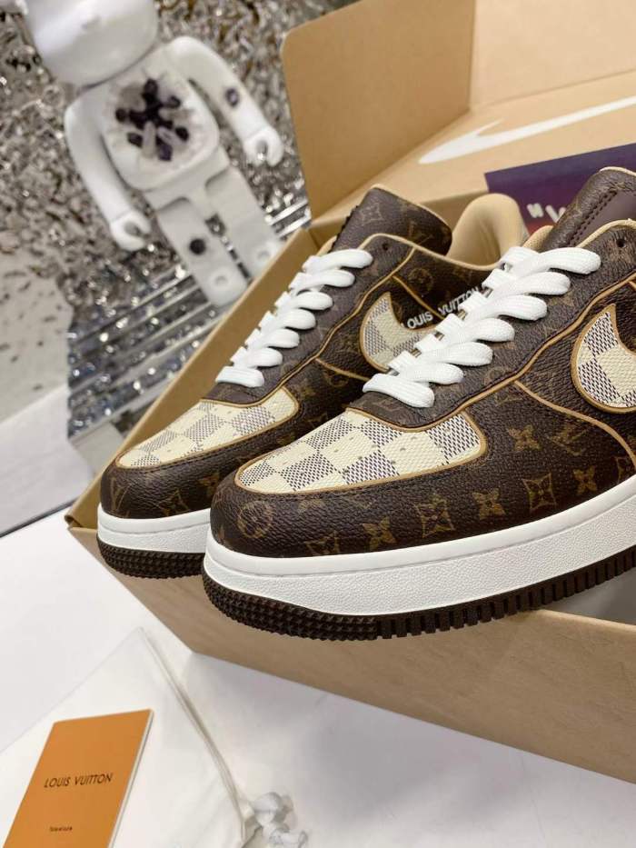 Men Women L*ouis V*uitton x NIKE Air force1 22ss Sneakers ( Arrenfashion)