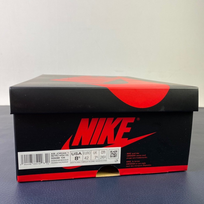  Arrenfashion Air Jordan 1 High OG Dark Mocha 555088-105