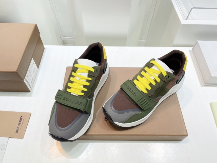  Arrenfashion Men Women B*urberry Top Sneakers