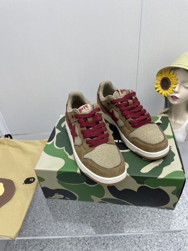  arrenfashion Men Women B*ape Top Sneaker