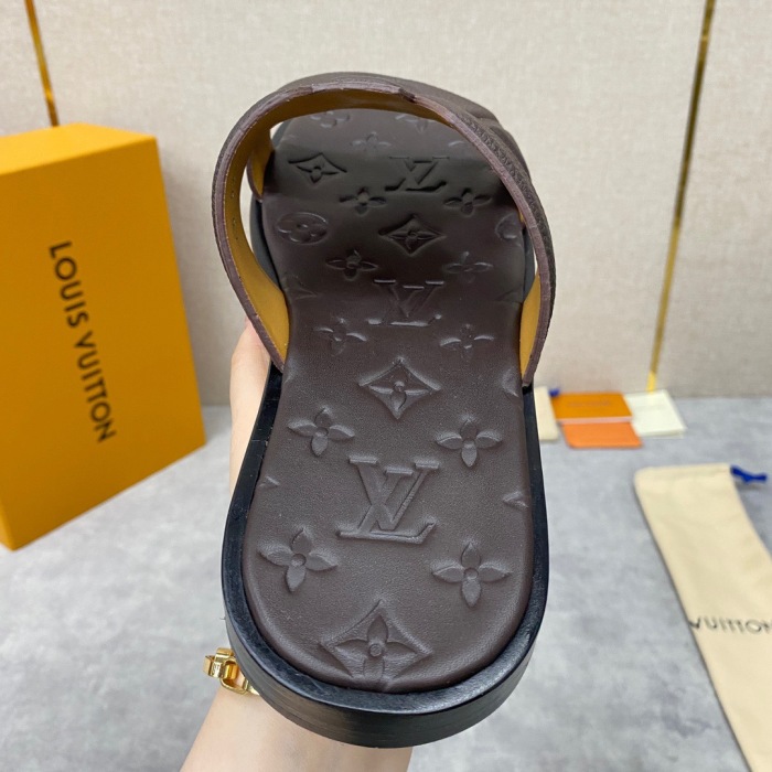 Men L*ouis V*uitton Top Slippers (Arrenfashion)