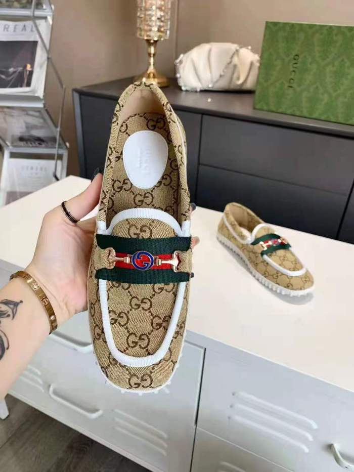  Arrenfashion Men Women G*ucci Loafer Top Sneaker