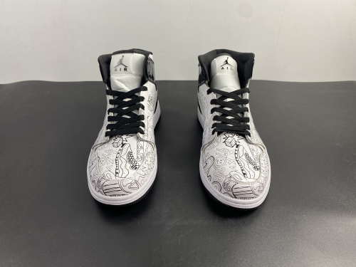  Arrenfashion Air Jordan 1 Mid DC4099-100