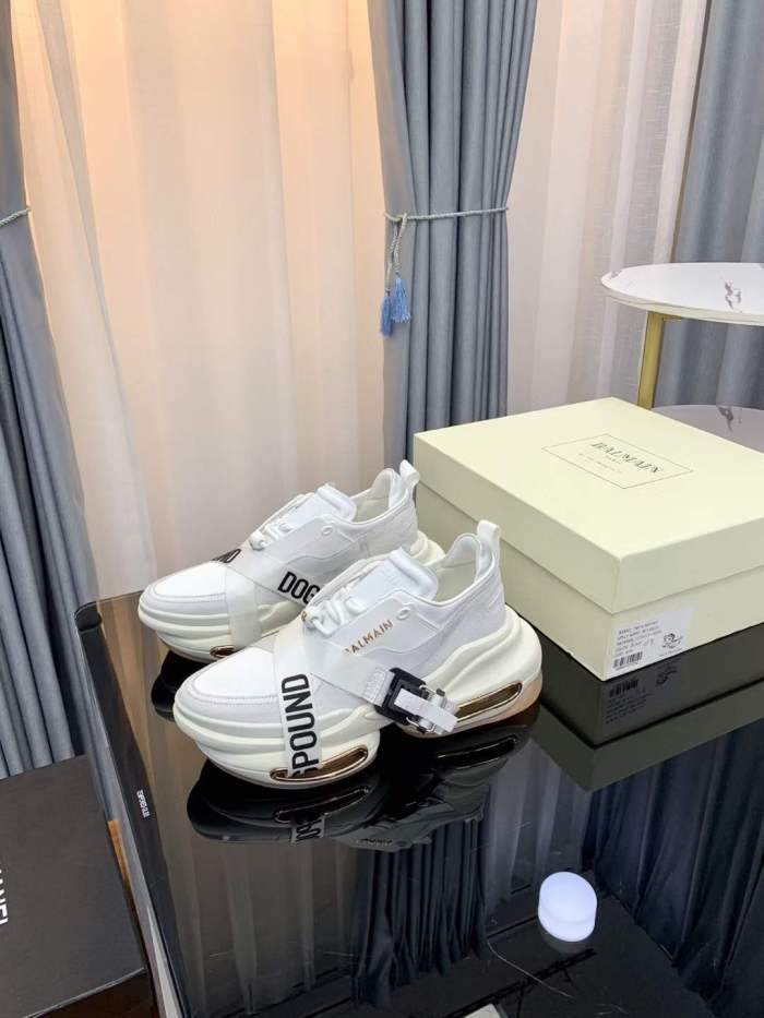 Men Women B*almain Top Sneakers (Arrenfashion)