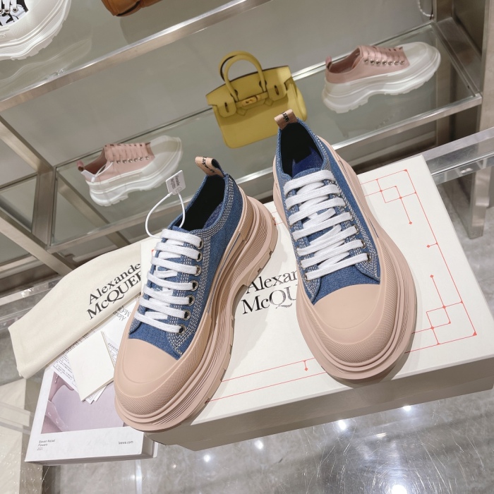 Men Women A*lexander M*cqueen Top Sneaker （ Arrenfashion ）