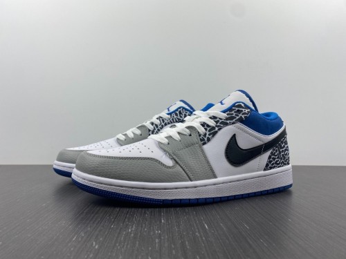  Arrenfashion Air Jordan 1 Low True Blue DM1199-140