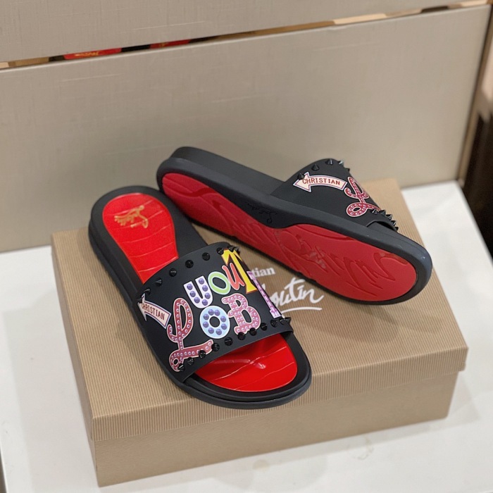  Arrenfashion Men C*hristian L*ouboutin Top Quality slippers