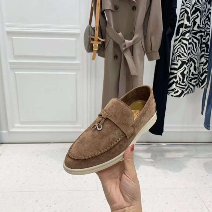 Men Women L*oro P*iana Top Loafer （Arrenfashion）