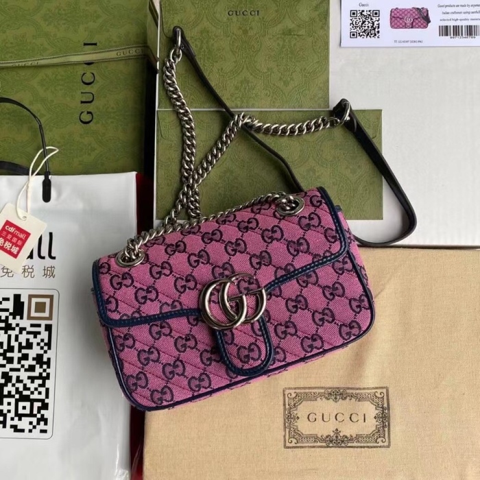  Arrenfashion G*ucci Top Bag 22*13*6cm