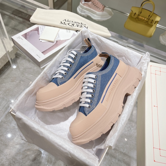 Men Women A*lexander M*cqueen Top Sneaker （ Arrenfashion ）