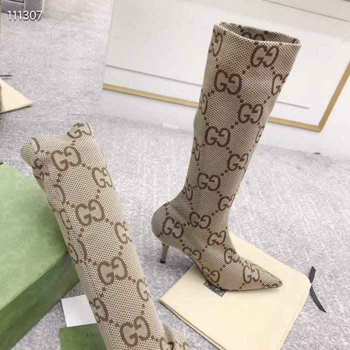 Women G*ucci Top Boots （Arrenfashion）