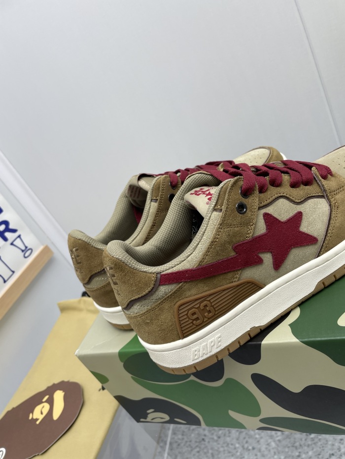  arrenfashion Men Women B*ape Top Sneaker