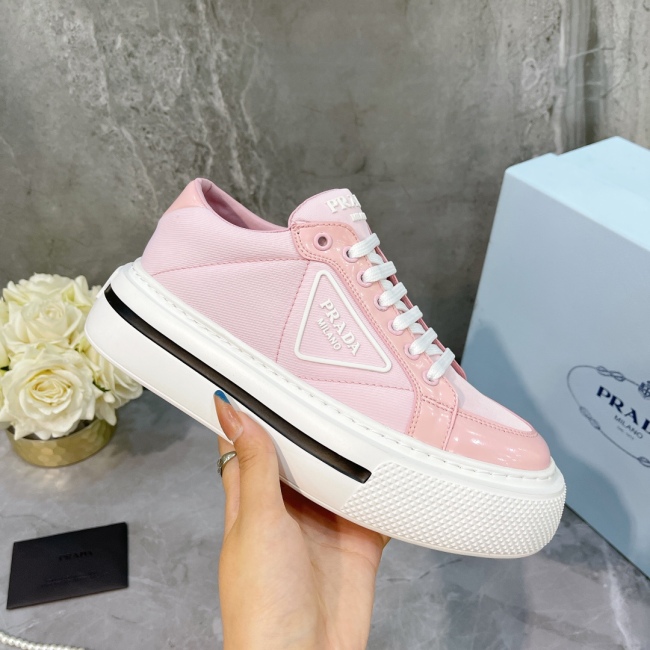 Men Women P*rada Top Sneaker （ Arrenfashion ）