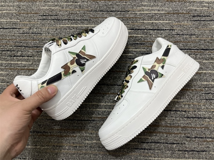 arrenfashion Men Women B*ape Top Sneaker
