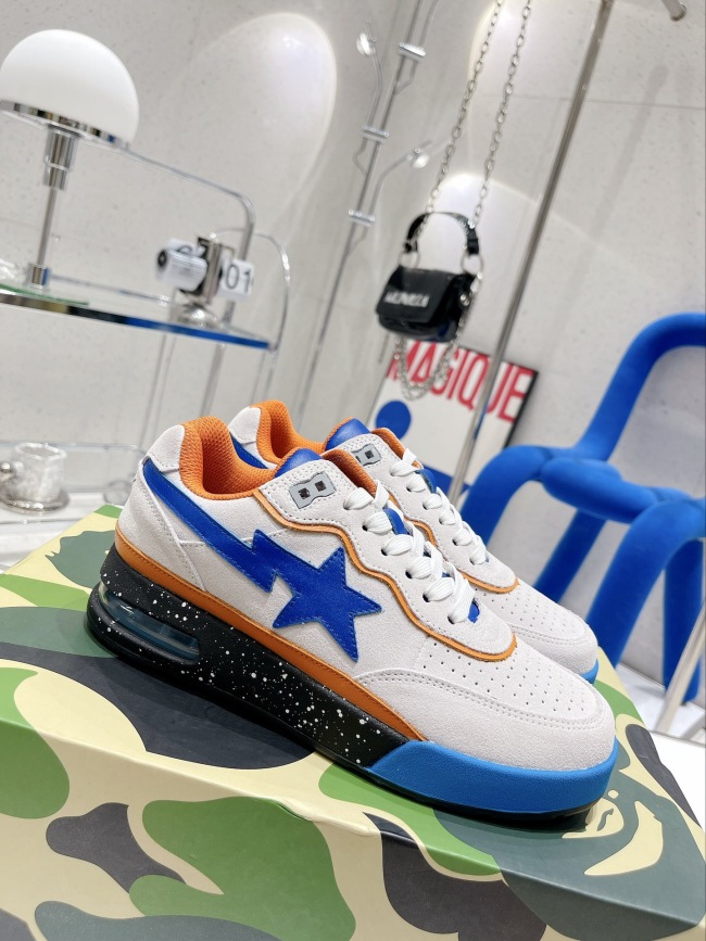 Men Women B*ape sta to low Top Sneaker ( arrenfashion)