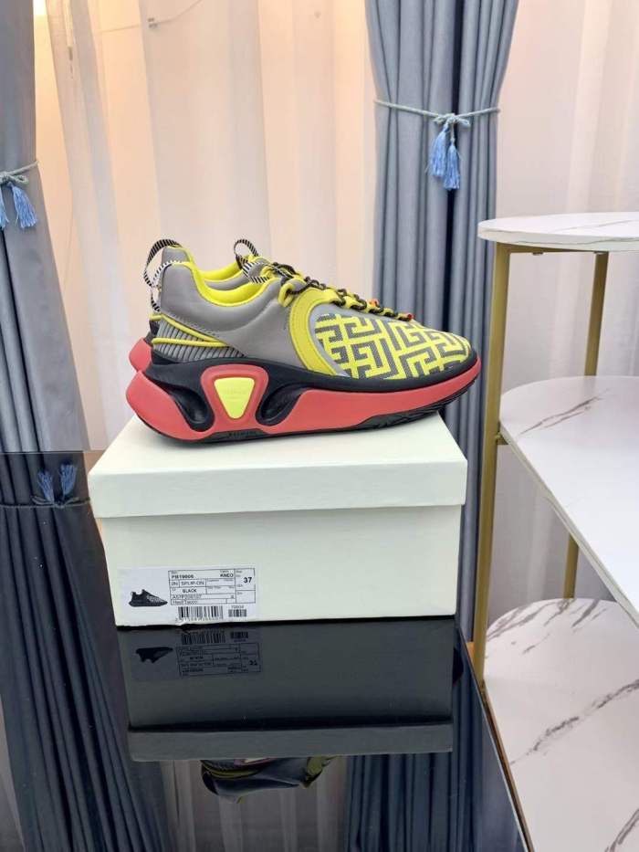 Men Women B*almain Top Sneakers (Arrenfashion)