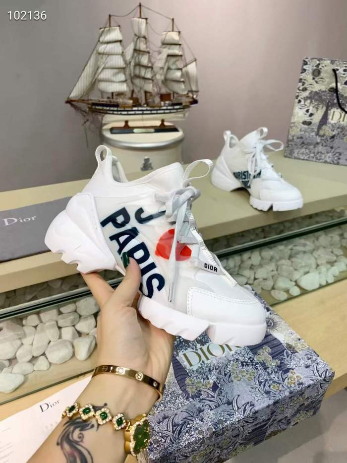  Arrenfashion Men Women D*ior Top Sneaker