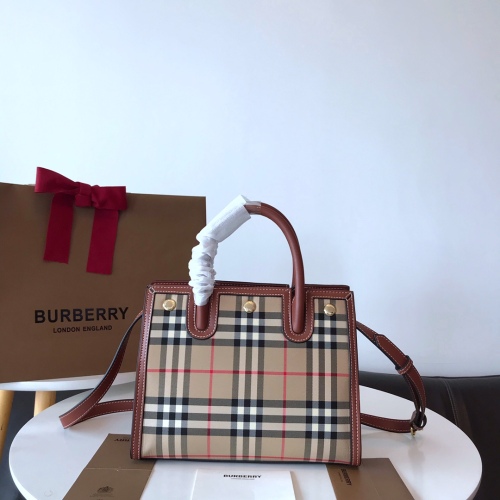  Arrenfashion B*urberry Top Bag 26*20*13.5cm