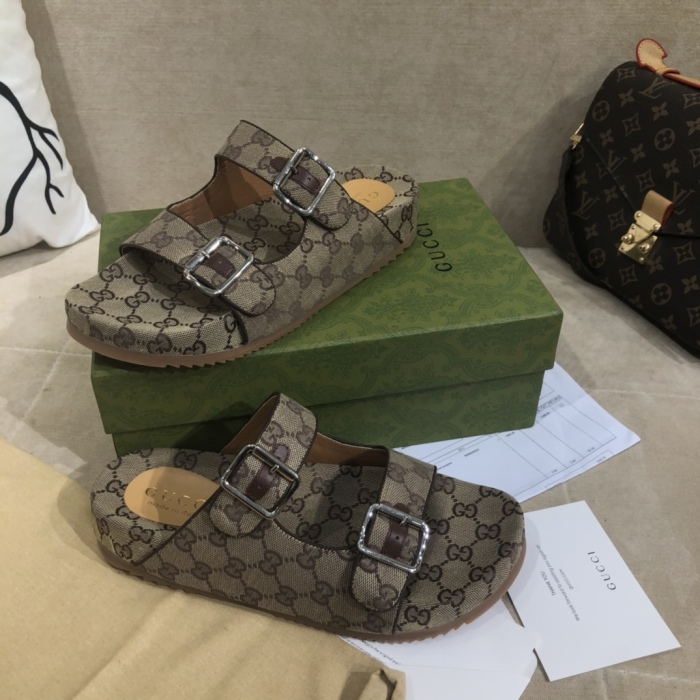  Arrenfashion Men Women G*ucci Top Sandals