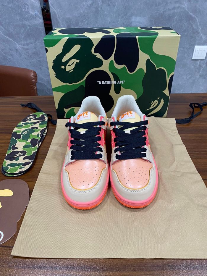  arrenfashion Men Women B*ape Top Sneaker