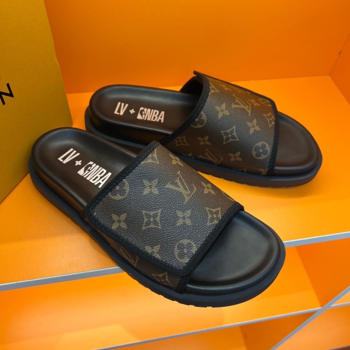 Men L*ouis V*uitton Top Slippers (Arrenfashion)