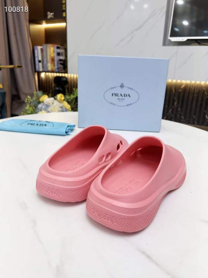 Men Women P*rada Top Slippers （ Arrenfashion ）