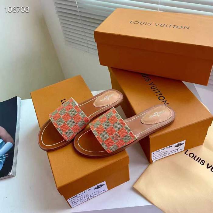  Arrenfashion Women L*ouis V*uitton Top Slippers
