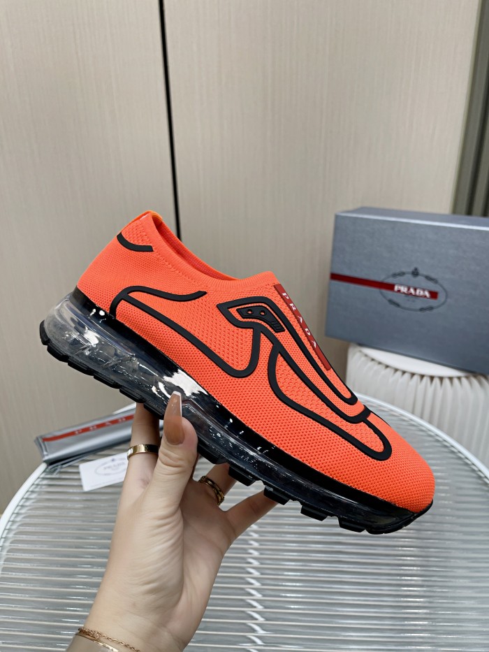Men Women P*rada Top Sneaker （ Arrenfashion ）