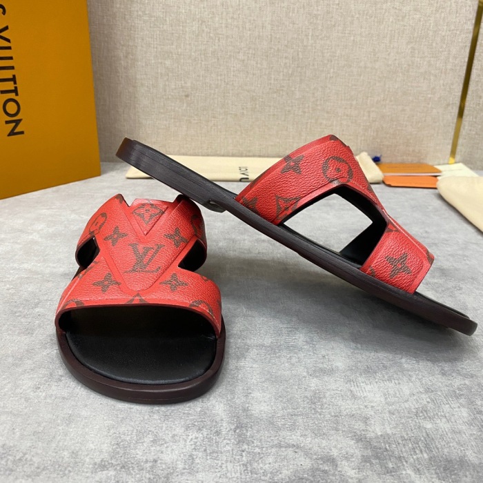 Men L*ouis V*uitton Top Slippers (Arrenfashion)