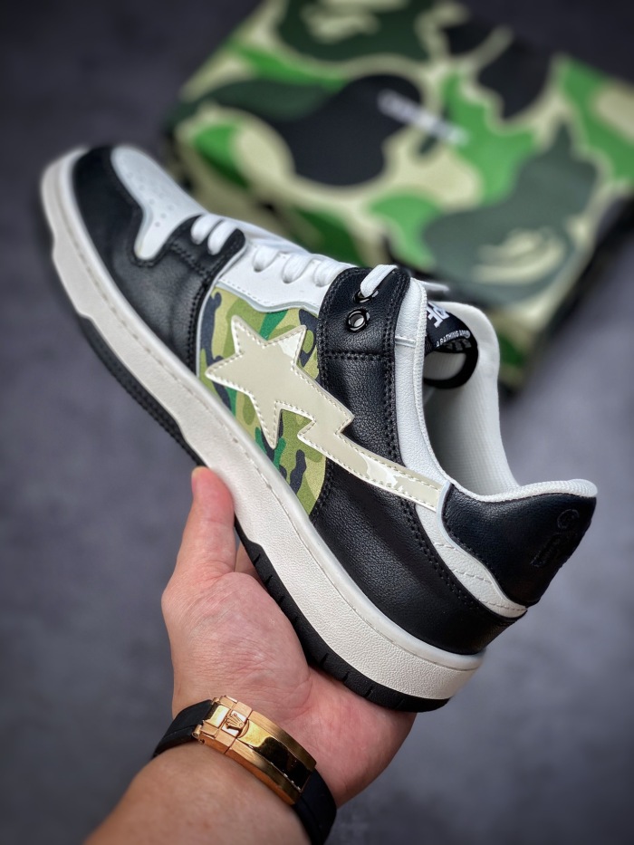  arrenfashion Men Women B*ape sk8 sta low Top Sneaker