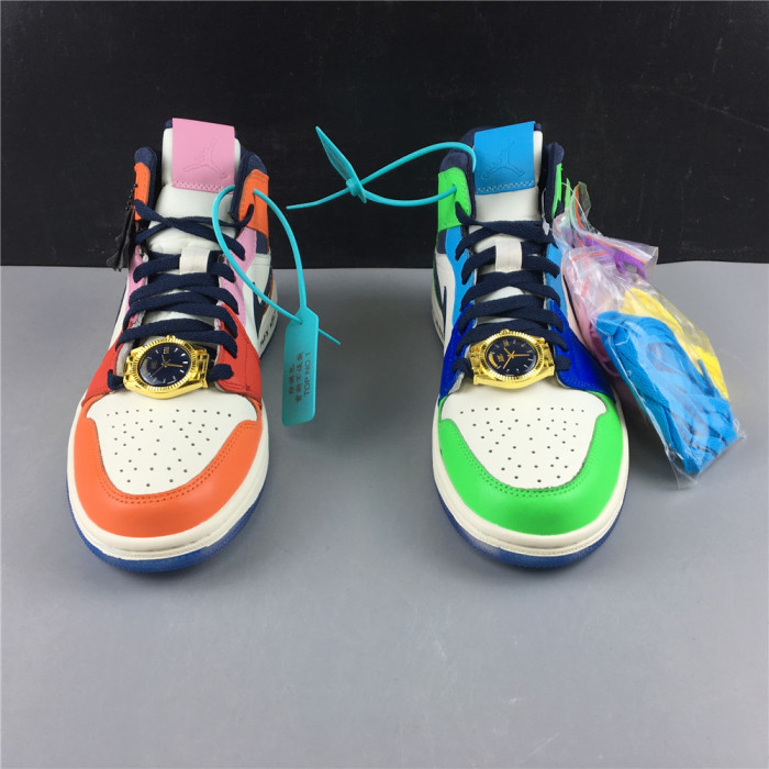  Arrenfashion Melody Ehsani x Air Jordan 1 Mid WMNS Fearless CQ7629-100