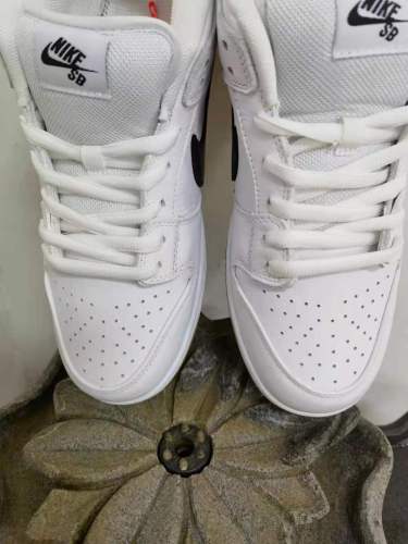  from Arrenfashion Nike Dunk SB Low Orange Label White Black CD2563-100