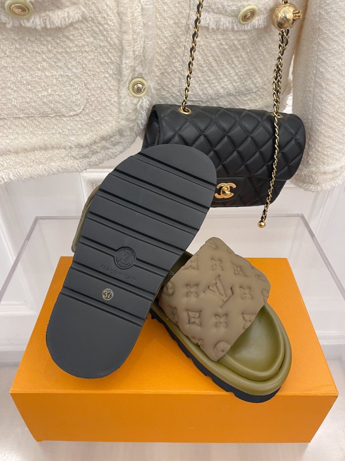  Arrenfashion Men Women L*ouis V*uitton Top Sandals