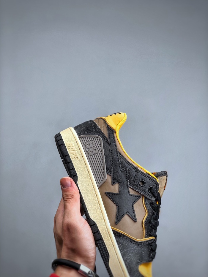 Men Women B*ape sta to low Top Sneaker ( arrenfashion)