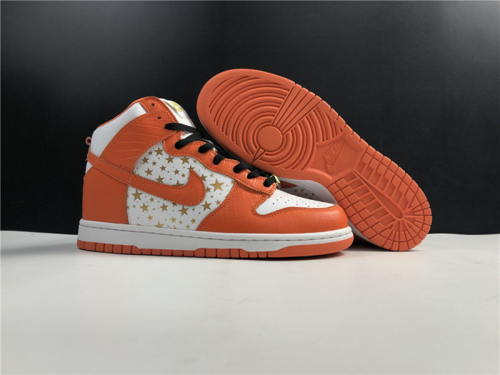  from Arrenfashion Supreme x Nike SB Dunk High”Stars Orange”