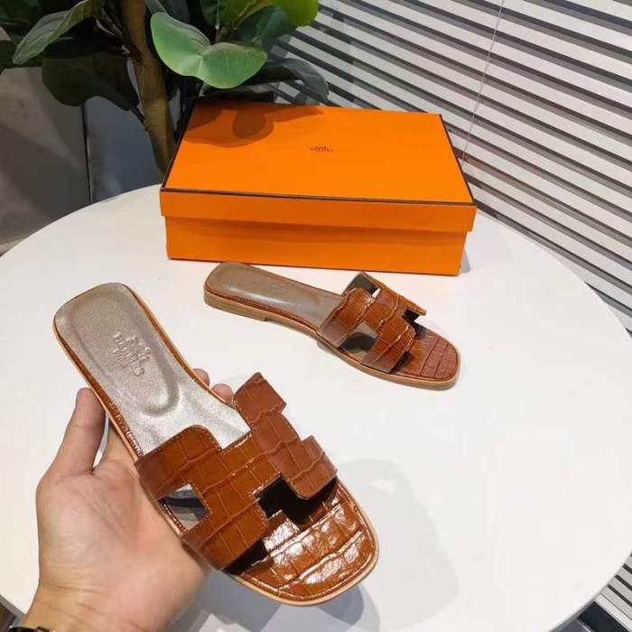  Arrenfashion Women H*ermes Top Sandals