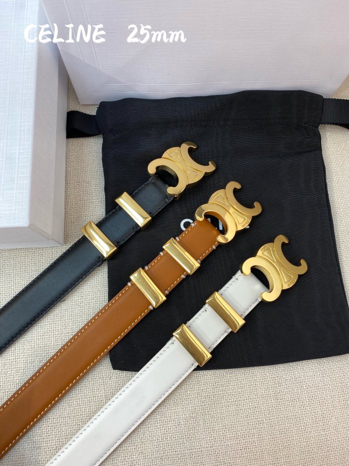  Arrenfashion C* eline Belts Top Quality 25MM