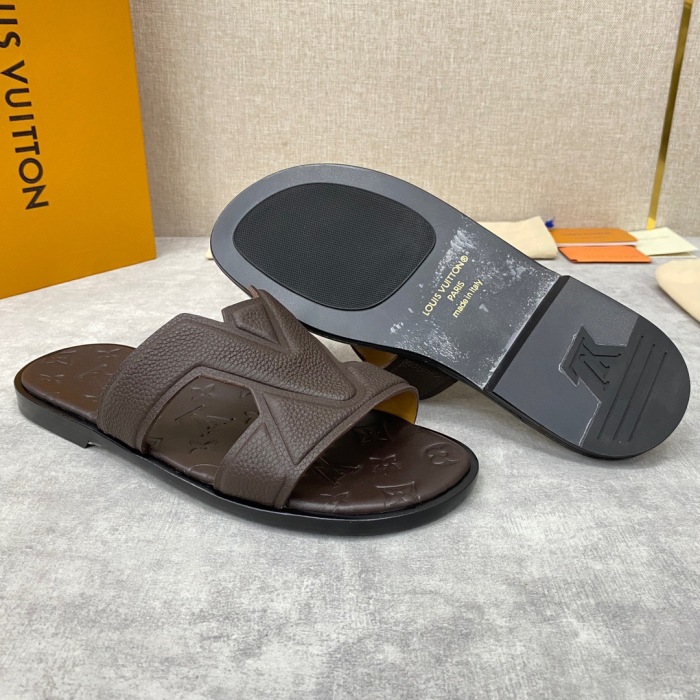 Men L*ouis V*uitton Top Slippers (Arrenfashion)