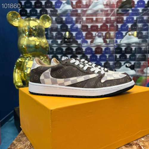Men Women L*ouis V*uitton x NIKE Air Jordan 1 Sneakers ( Arrenfashion)